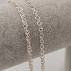 Ланцюжок срібний плетіння Бісмарк струмочок суперлегкий