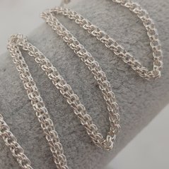 Ланцюжок срібний плетіння Бісмарк круглий
