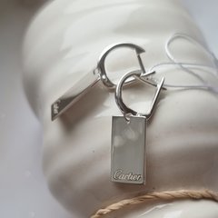 Сережки срібні із підвісками Французький ювелірний дім