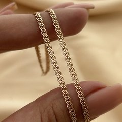 Цепочка золотая с плетением Нонна на шею 40 см