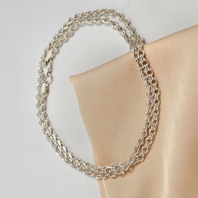 Цепочка серебряная плетение Чайка на шею 45 см