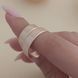 Оручальное кольцо золотое широкое Американка гладкое 6 мм