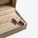 Серьги из серебра с коричневым овальным авантюрином
