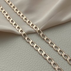 Цепочка золотая с плетением Панцирь на шею 55 см